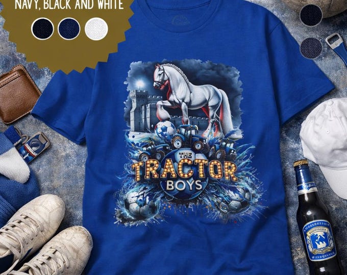 Ipswich Town T-Shirt | The Tractor Boys Football Fan Tee