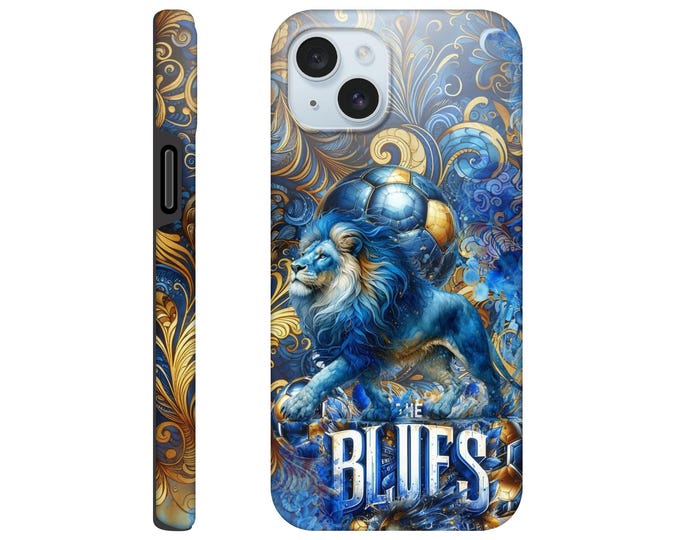 Chelsea FC Inspired Tough iPhone Case - Dual Layer Protection for 27 Models