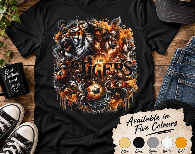 Hull City Tigers T-Shirt | Mauled by the Tigers | Football Fan Gift