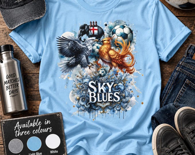 Coventry City Sky Blues Football Fan T-Shirt | Heavy Cotton Unisex Tee