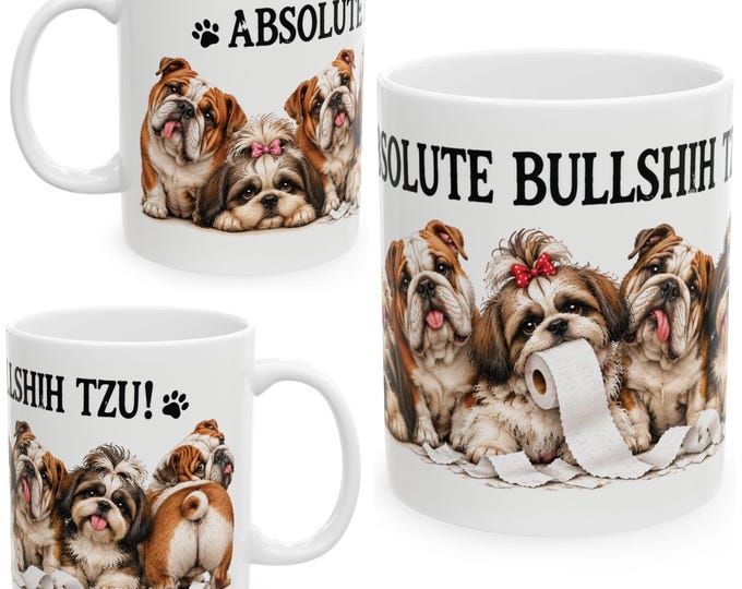 Funny Dog Mug | I'm Having a Ruff Day | Dog Lover Gift | Cute Puppy Coffee Cup