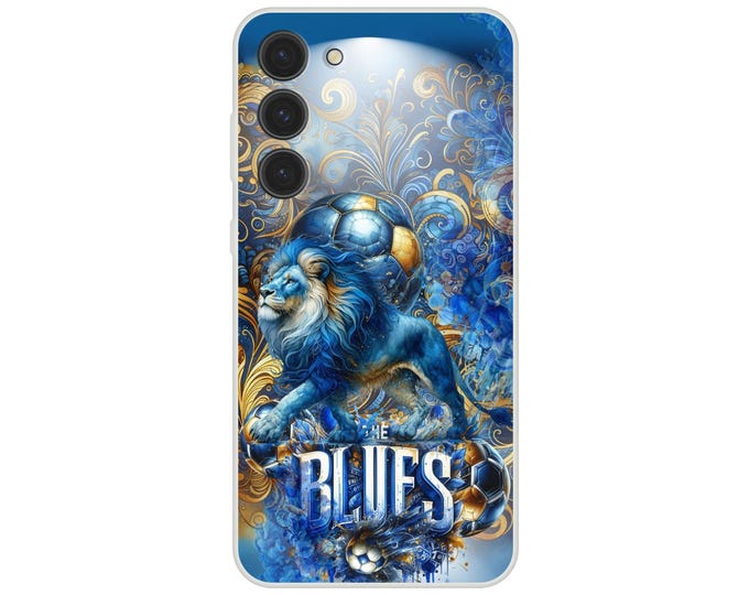 Chelsea FC Inspired Clear Samsung Galaxy Flexi Phone Case - 12 Models Available