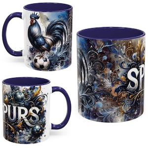 Tottenham Hotspur Football Fan Mug – Spurs Supporter Gift – Spurs Fan Coffee Mug - Tottenham Hotspur Fan Birthday Present - Spurs Fan Gift