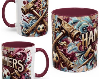 West Ham Inspired 11oz Football Mug