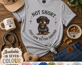 Wire Hair Dachshund T-Shirt, Sausage Dog Shirt, Wiener Dog Tee