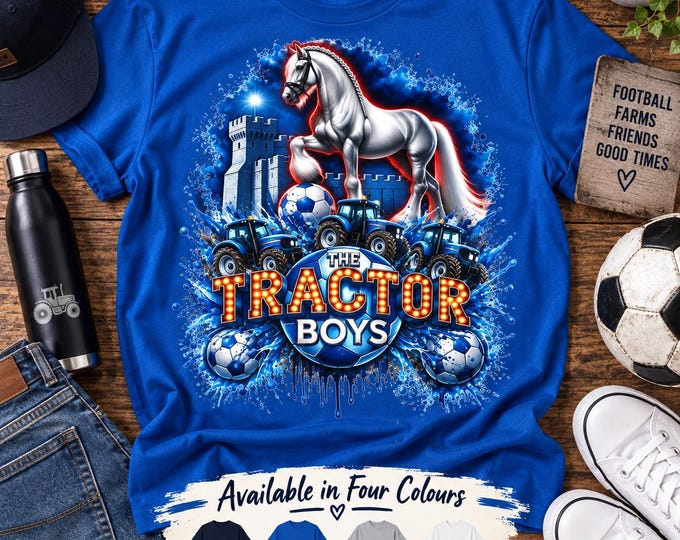 Ipswich Town T-Shirt | The Tractor Boys Football Fan Tee