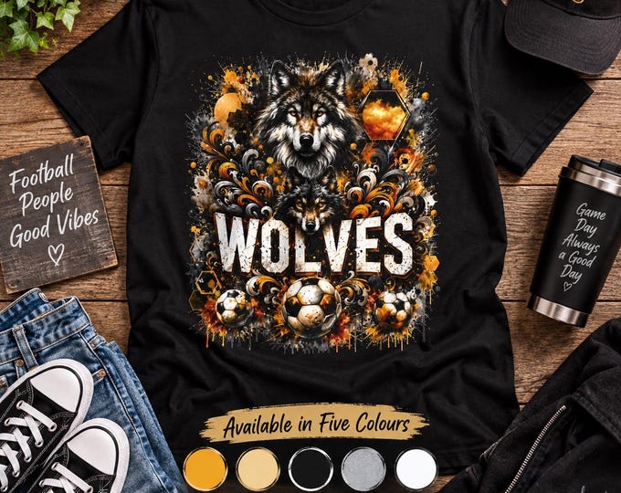Wolves Football T-Shirt | Wolverhampton Wanderers Inspired Fan Tee