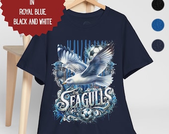 Brighton T-Shirt | Football Fan Tee | Gift for Brighton Supporter | Available in Royal Blue, Navy, Black & White | in Sizes Small to 5XL