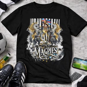 Newcastle T-Shirt | Football Fan Tee | Gift for Newcastle Supporter | Available Grey, Black & White | Sizes Small to 5XL image 1
