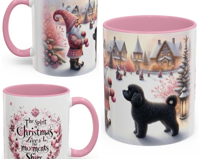 Cockapoo and Gnome Christmas Mug