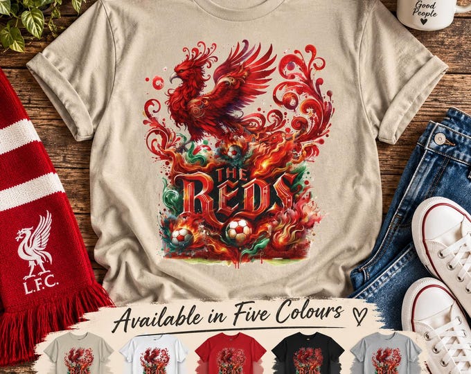 Liverpool FC T-Shirt | "The Reds" Heavy Cotton Tee