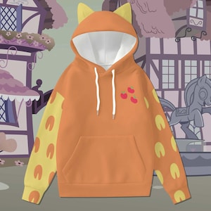 Apple Jack (Mlp inspired) - Unisex  Hoodie With Ears