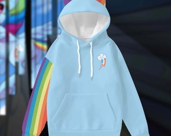 Rainbow Dash (Mlp inspired) - Unisex  Hoodie With Ears