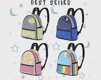 MLP Characters İnspired Backpack | Fluttershy Backpack | Princess Luna Backpack | Rainbow Dash Backpack | Derpy Hooves Backpack