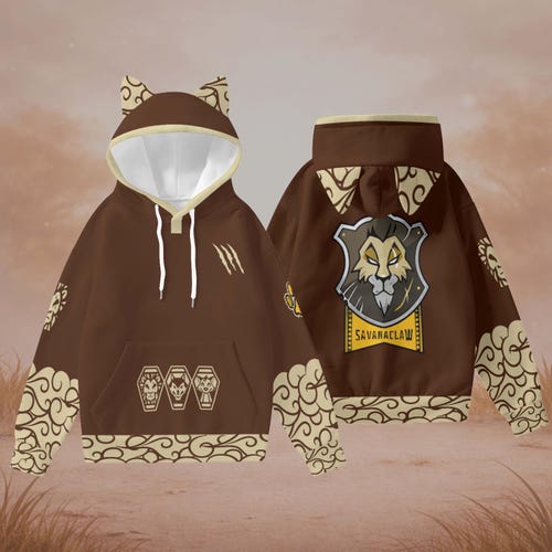 Unisex Twisted Wonderland Savanaclaw Cute Cat Ear Hoodie Best Gift