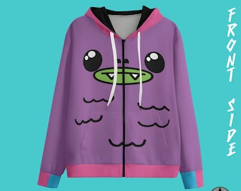 So So Happy Characters Inspired - Unisex  Hoodie With Ears - Ozzie Hoodie - Mad Dog Hoodie - Puff Hoodie - Tribe Hoodie