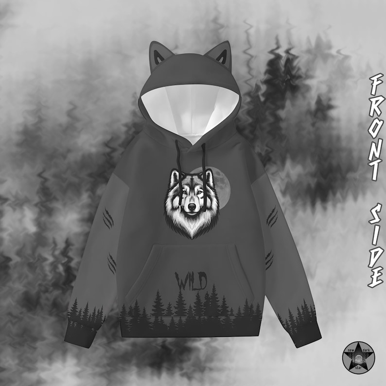 Wolf Hoodie İnspired