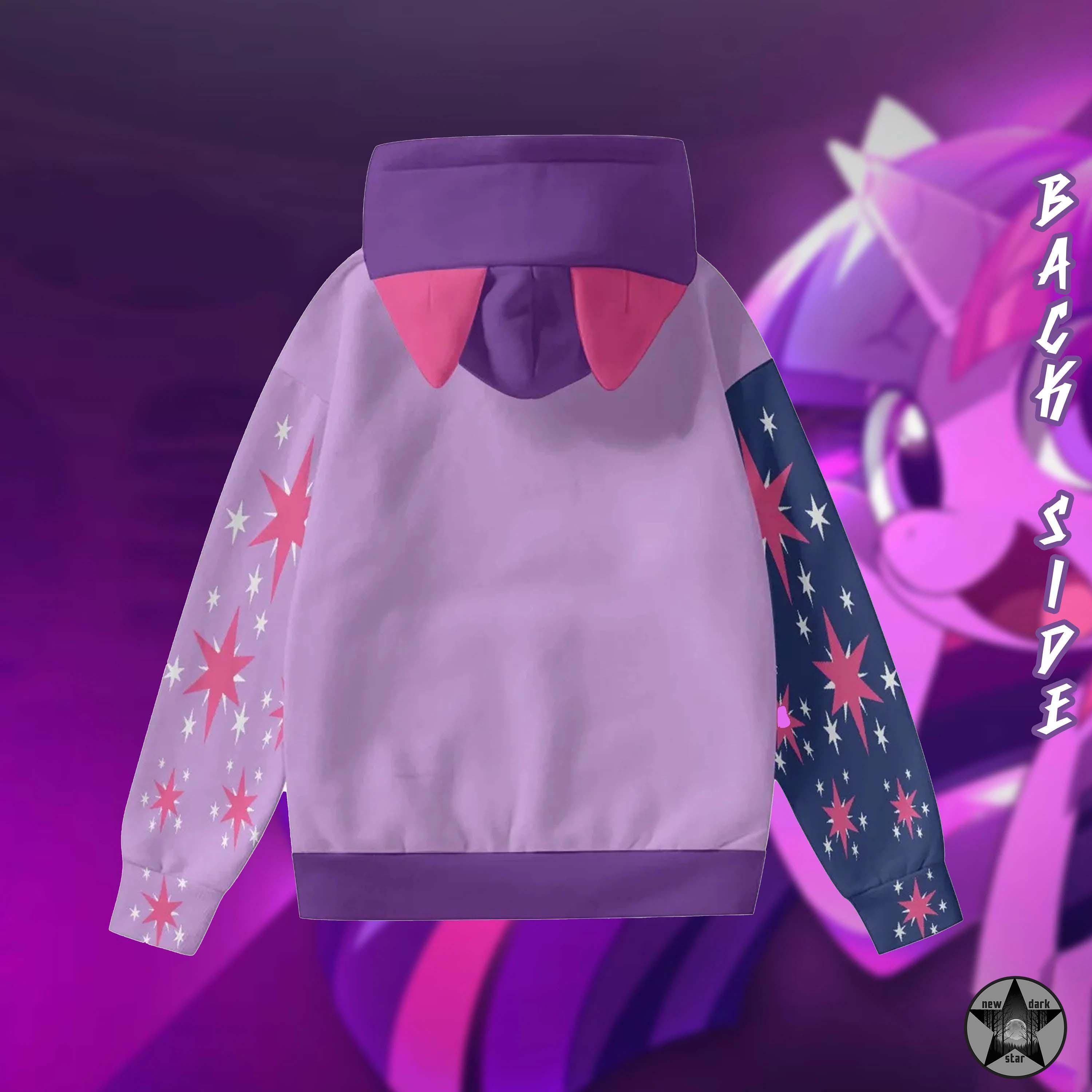 Twilight Sparkle mlp Inspired Unisex Hoodie With Ears Etsy
