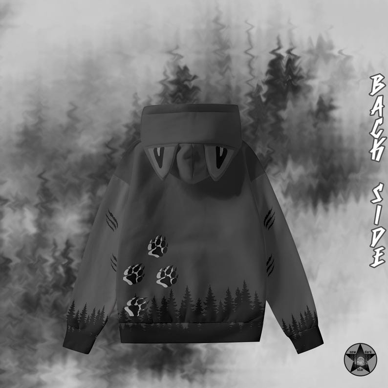 Wolf Hoodie İnspired