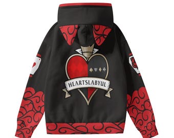 Unisex Twisted Wonderland Heartslabyul Cute Cat Ear Hoodie Best Gift
