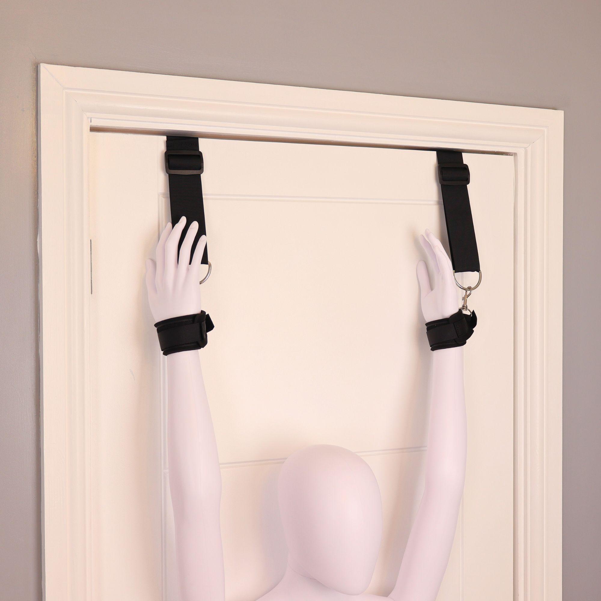 Anywhere Travel Restraints BDSM Door Harness Bondage Travelling Straps Hotel Home Wrist Ankle Cuffs Sex Room Accessories Adult Toys Mature