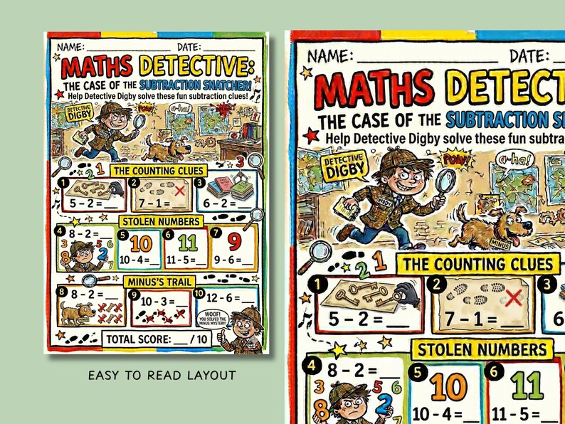 Printable Maths Worksheets for Kids | Addition & Subtraction Practice ...