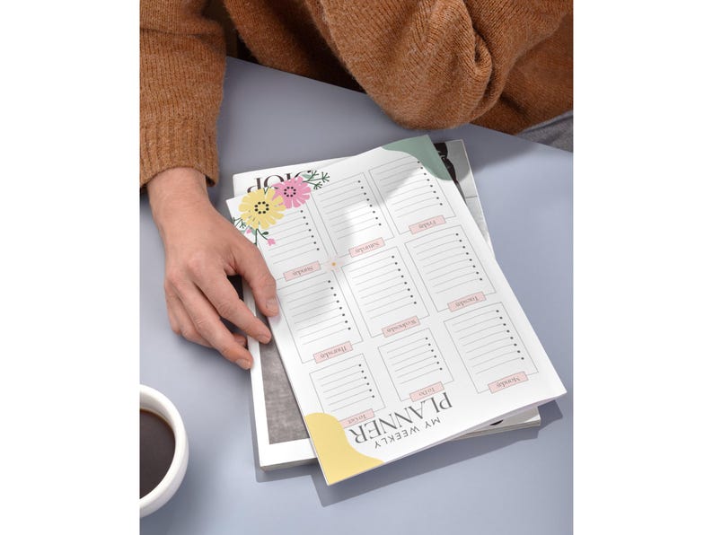 Spring Planner Printable Pages | Daily and Weekly Sheets | Checklist ...