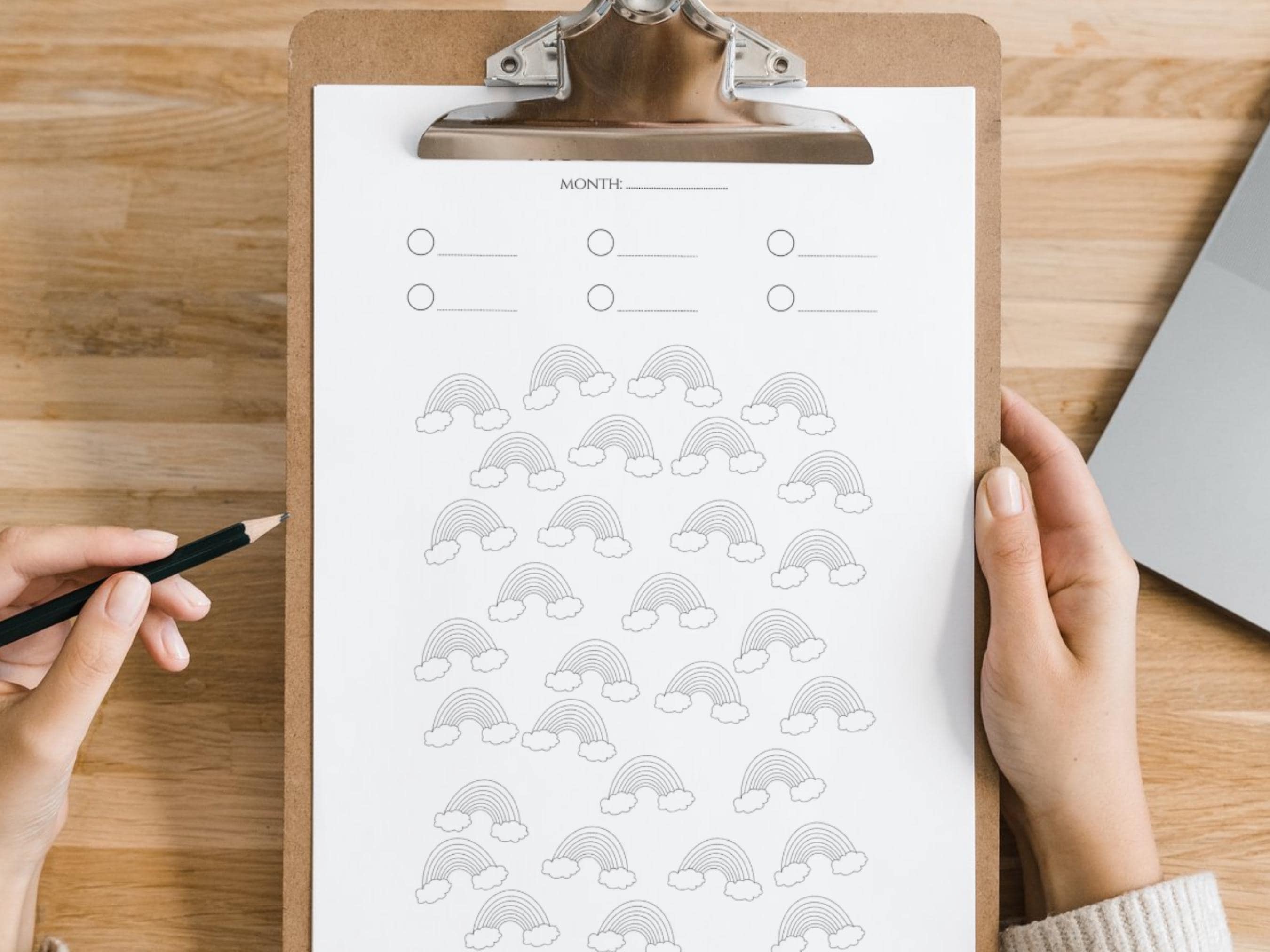 Mood Tracker Printable Pages | Mental Health Journal Pages | PDF ...