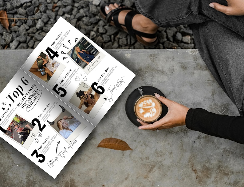 Editable Birthday Magazine, Vogue Custom Magazine Canva Template, Personalized Magazine Firft for Best Friend Sister, Magazine Personnalisé