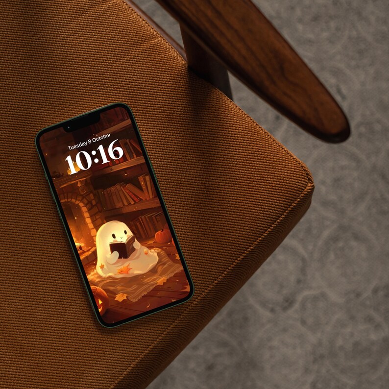 Fall Phone Wallpapers, Halloween Wallpaper iPhone, Autumn Smartphone Wallpaper Set, Cute Spooky Phone Background, Spooky Phone Background