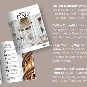 Travel Magazine Template
Digital Travel Journal
Printable Vacation Planner
Editable Travel Guide
Canva Travel Brochure
DIY Travel Photo Book
Travel Memory Keepsake
Vacation Scrapbook Template
Personalized Travel Journal
Custom Travel Scrapbook