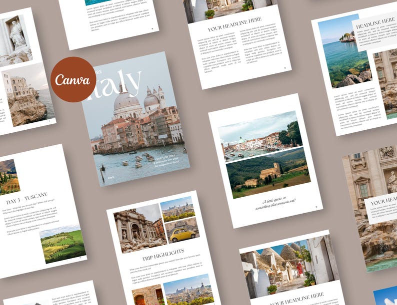 Travel Magazine Template
Digital Travel Journal
Printable Vacation Planner
Editable Travel Guide
Canva Travel Brochure
DIY Travel Photo Book
Travel Memory Keepsake
Vacation Scrapbook Template
Personalized Travel Journal
Custom Travel Scrapbook