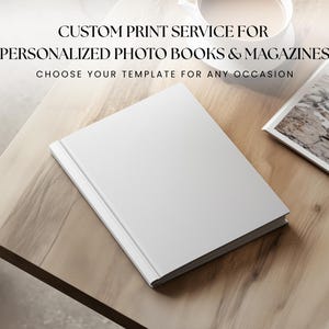 Custom Photo Book Printing Service, Personalized Travel Album, Custom Travel Magazine or Photo Book Printing, Coffee Table Book Printing
