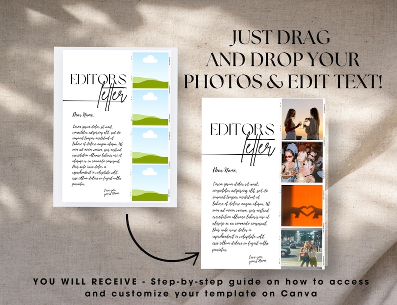 Editable Birthday Magazine, Vogue Custom Magazine Canva Template, Personalized Magazine Firft for Best Friend Sister, Magazine Personnalisé