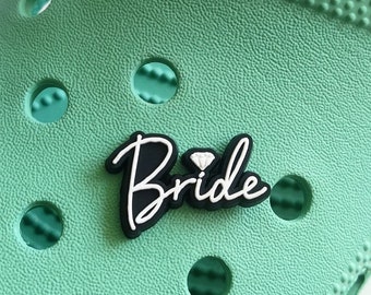 Bride Croc Charm PVC Clog Decoration