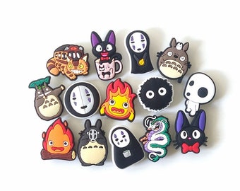 New No Face Anime Croc Charms PVC Clog Decoration