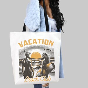 Bolsa Beach Club - Clima de Férias, Bolsa de Viagem, Bolsa de Verão, Bolsa para Dia de Praia, Bolsa de Ombro, Bolsa de Compras