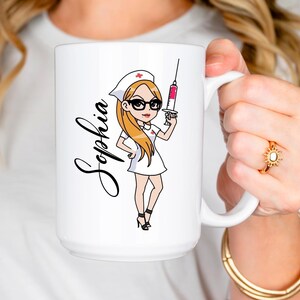 Personalized Nurse Mug, RN Coffee Mug, rn Gift, Nurse Appreciation, RN Graduation Gift, Nursing Student Present, RN Mug, Nurse Gifts, Nurse