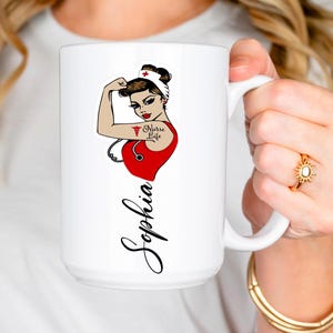 Personalized Nurse Mug, RN Coffee Mug, Rn Gift, Nurse Appreciation, RN Graduation Gift, Nurse Graduation Present, RN Mug, Nurse Gifts, Nurse