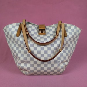 Vintage LV Salina Damier Azur Canvas PM Shoulder Bag