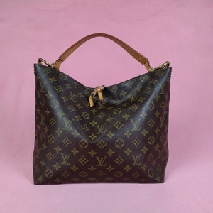 Vintage LV Sully Monogram Canvas Shoulder Bag.