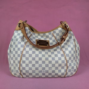 Vintage LV Galleria Damier Azur Canvas MM Shoulder Bag