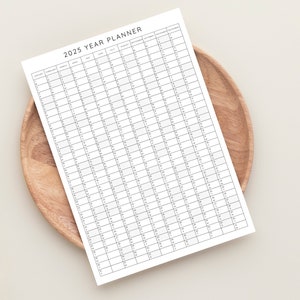 Plan ahead with this 2025 Yearly Planner Printable!
