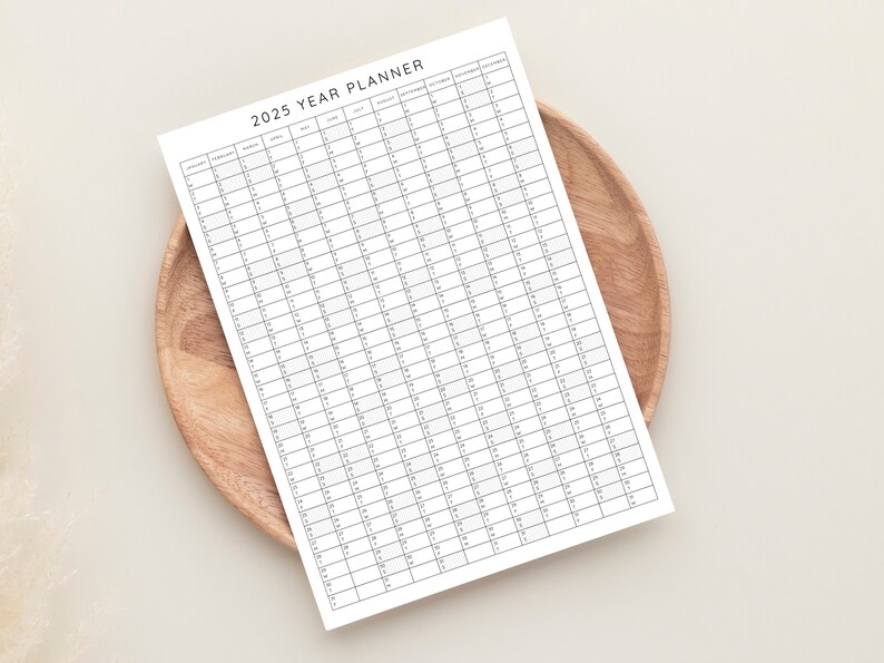 Plan ahead with this 2025 Yearly Planner Printable!