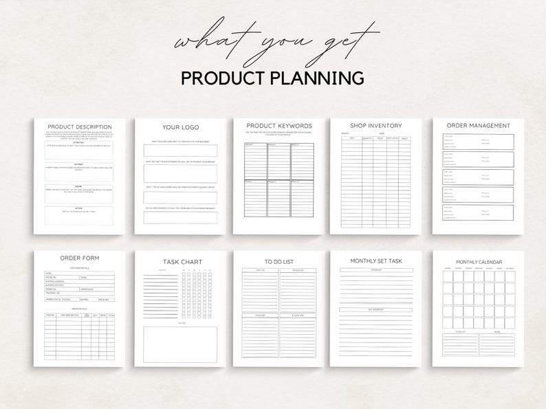 Maximize the potential of your Shopify store with this Shopify Planner. This planner is specifically designed for Shopify store owners, helping you manage products, track sales, plan marketing campaigns, and stay organized with ease.