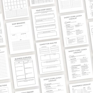 Maximize the potential of your Shopify store with this Shopify Planner. This planner is specifically designed for Shopify store owners, helping you manage products, track sales, plan marketing campaigns, and stay organized with ease.