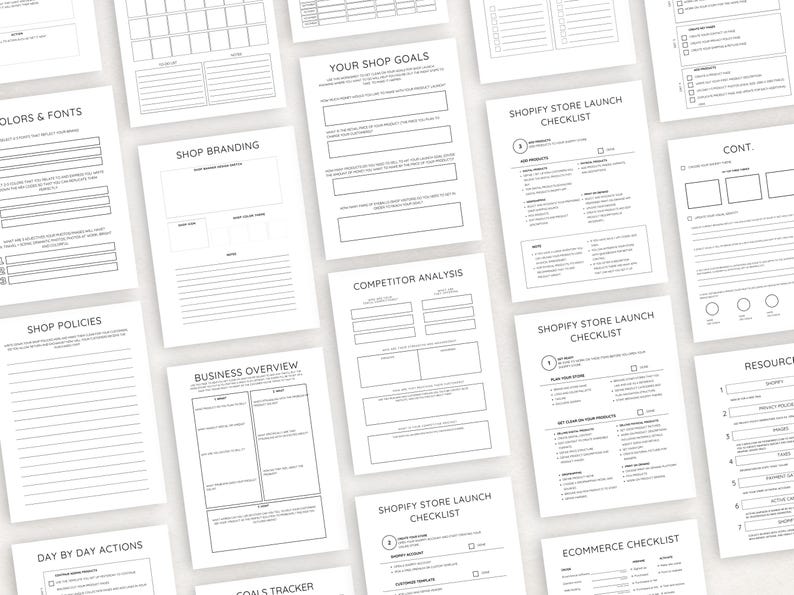 Maximize the potential of your Shopify store with this Shopify Planner. This planner is specifically designed for Shopify store owners, helping you manage products, track sales, plan marketing campaigns, and stay organized with ease.