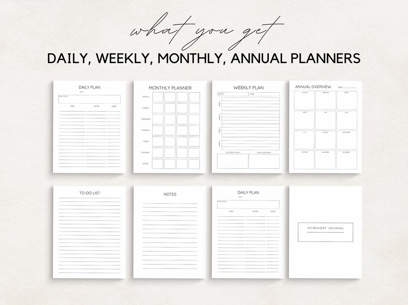 Embrace your introverted nature with this Introvert Journal Printable. This thoughtfully designed journal is perfect for introverts looking to reflect on their experiences, manage their energy, and practice self-care in a way that honors their personality.