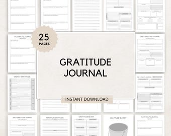 Diario de gratitud, Diario de atención plena, Gratitud diaria, Diario diario, Diario de autocuidado, Diario de bienestar, Salud mental, Gratitud