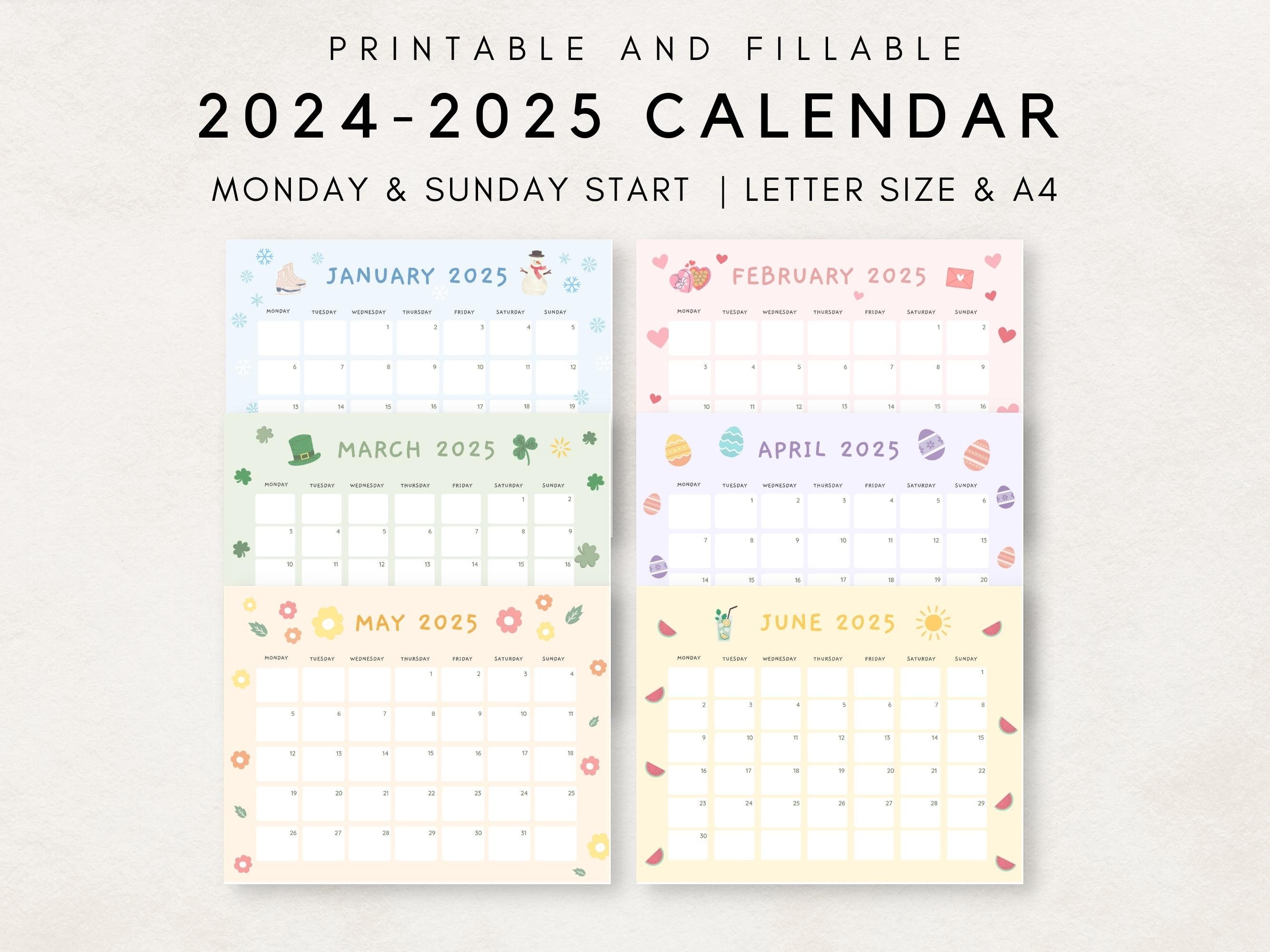 Matildas Calendar 2025 Full Print Raye Carlina